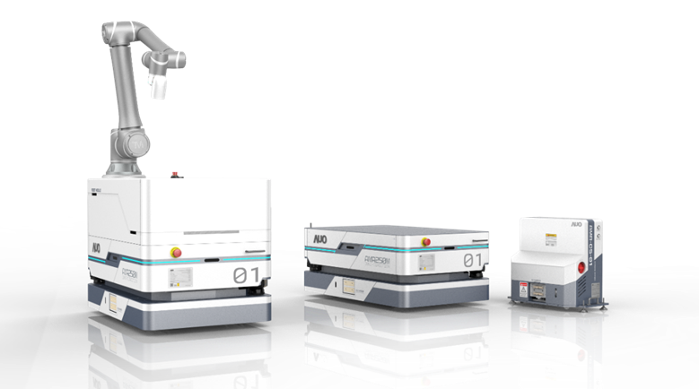 AGGAME數位開發的自主式移動機器人（AMR250M），搭配全向輪並結合AI演算法、2D LiDAR、3D攝影機等技術，協助客戶實現產線全自動化